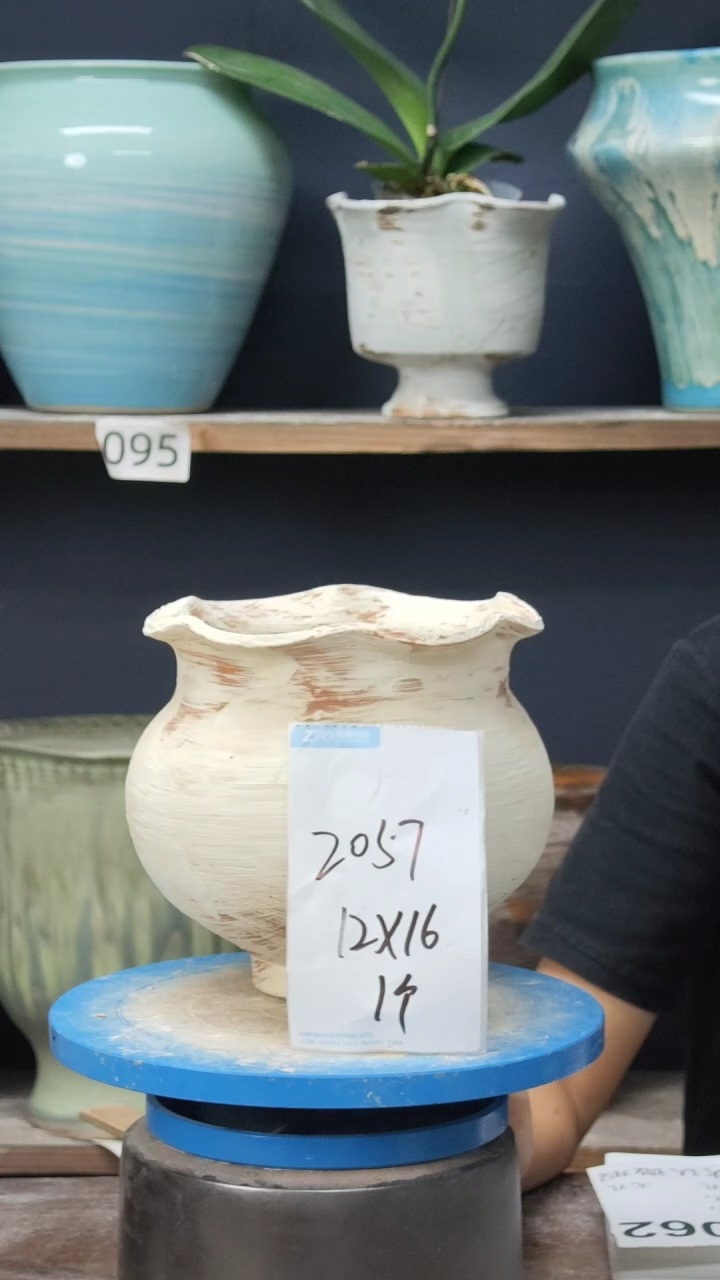 景德镇花盆默认微瑕2057