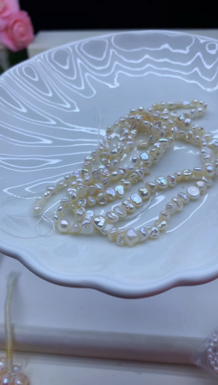 【闪购商品】淡水珍珠颈饰未镶嵌淡水珍珠项链