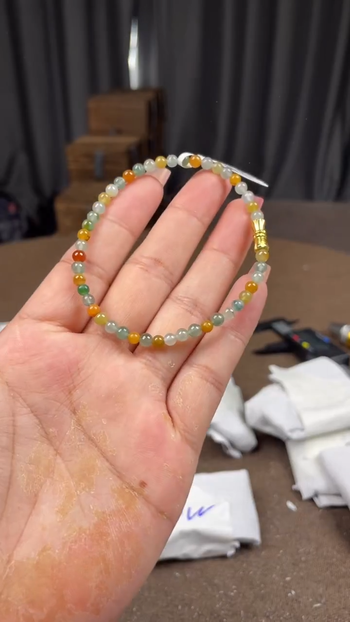 未镶嵌手链翡翠手串