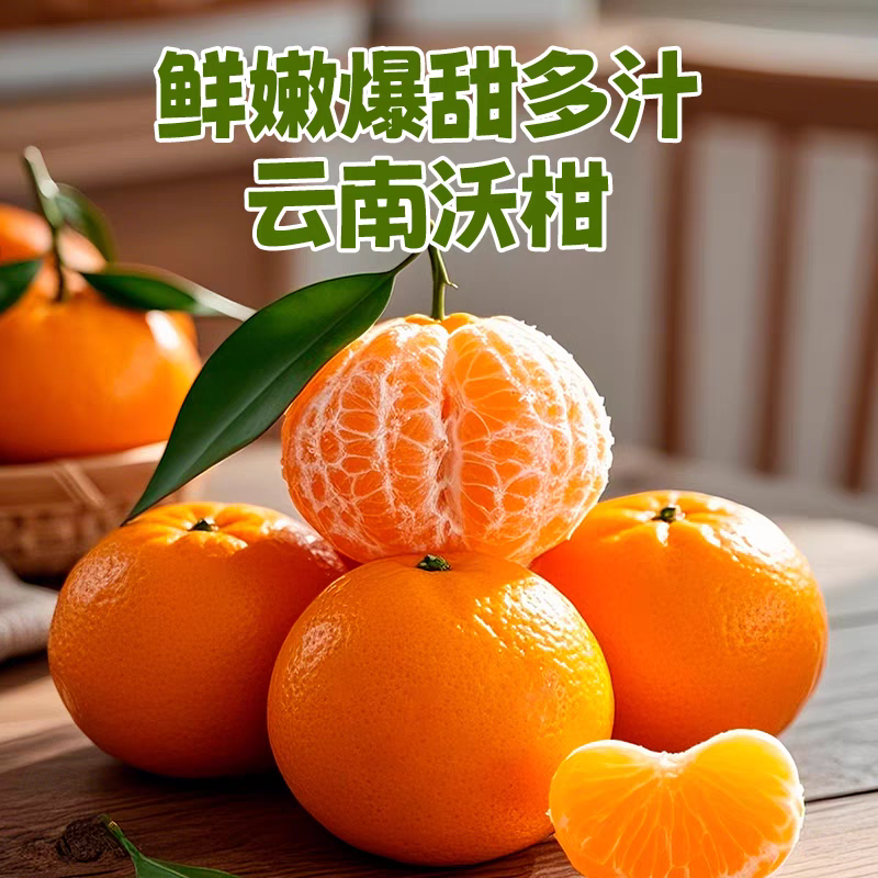云南大理晚熟沃柑 甜度高 水分多 清爽新鲜采摘水果 坏果包赔