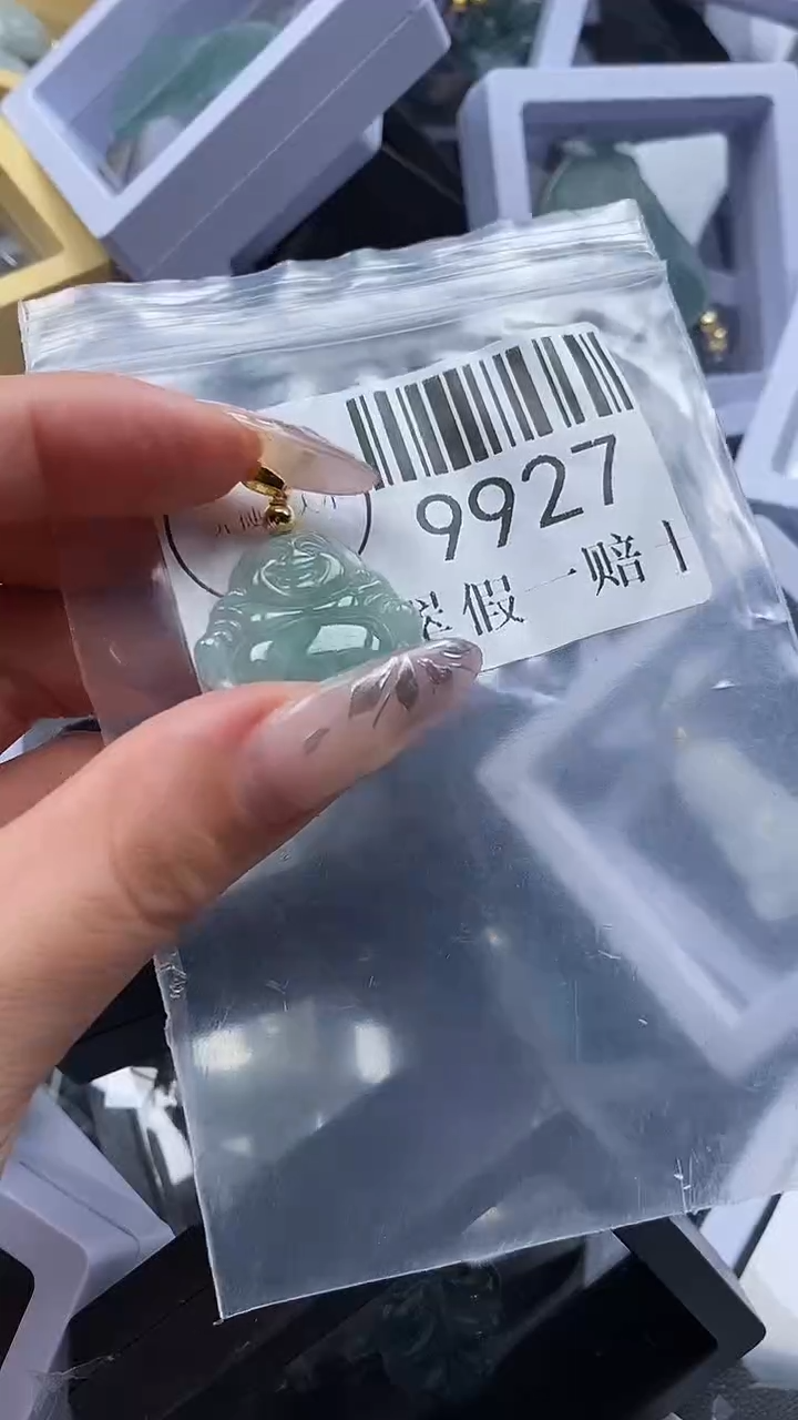 吊坠(不含链)未镶嵌翡翠9927