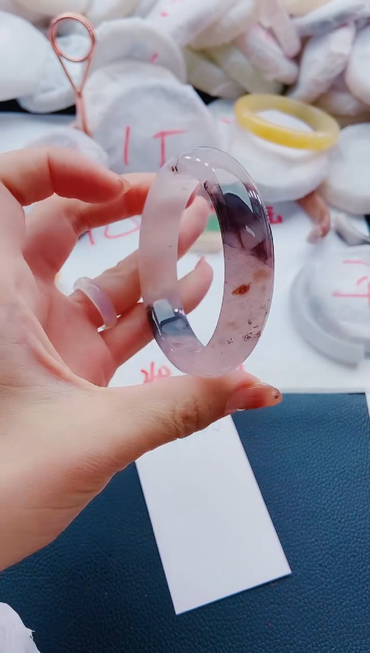 未镶嵌手镯石英质玉N146-59-60