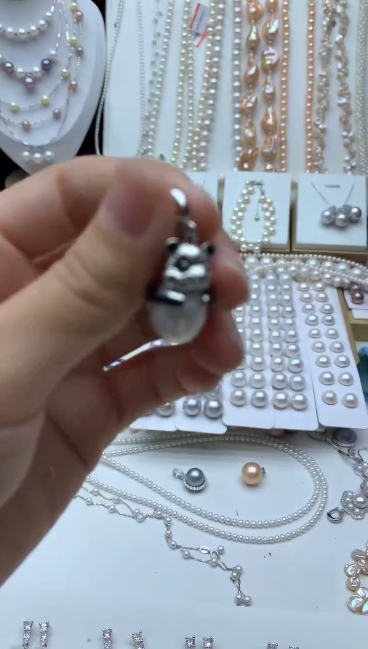 淡水珍珠合金吊坠(不含链)1
