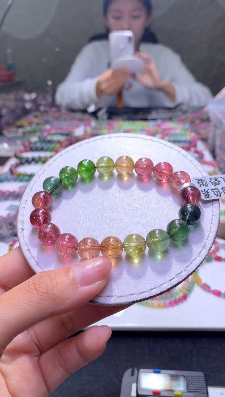 未镶嵌手串碧玺A84【天然碧玺】