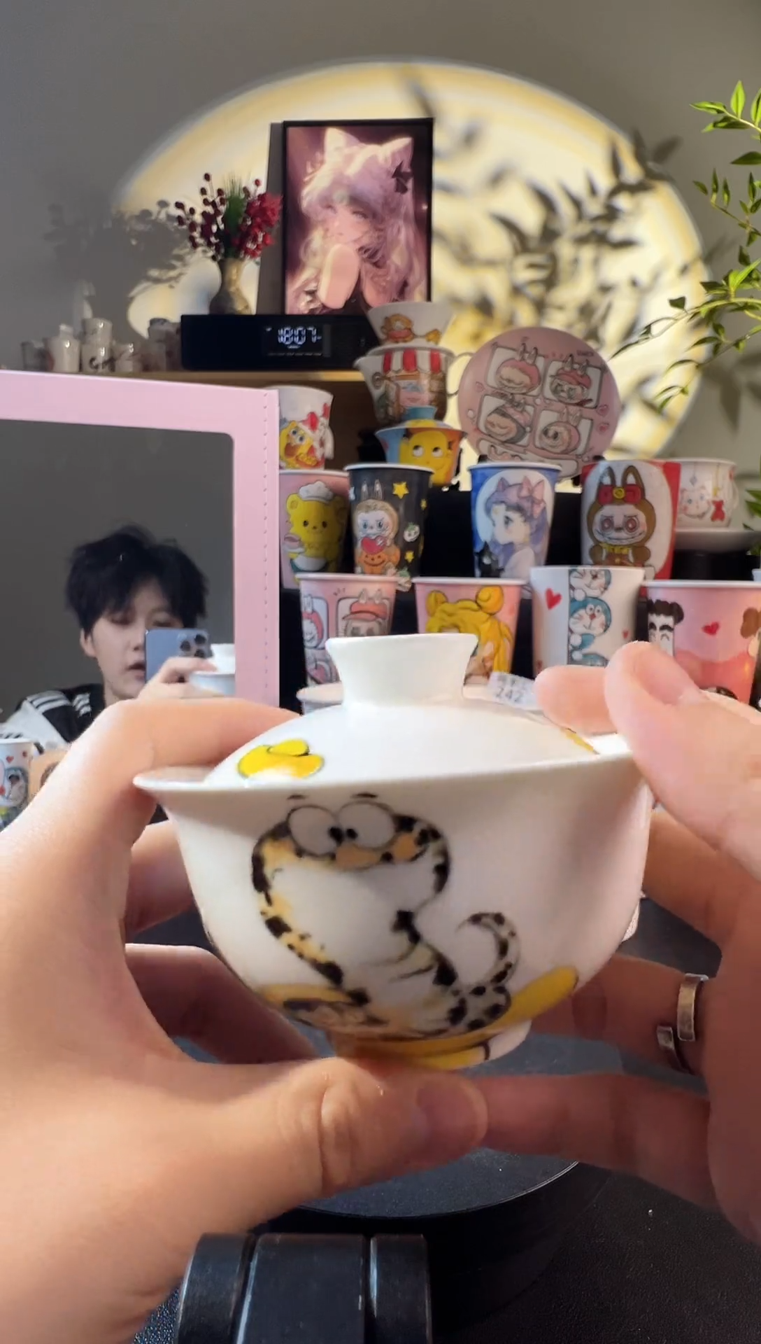 【闪购商品】摆件纯手工手绘陶瓷小杯杯