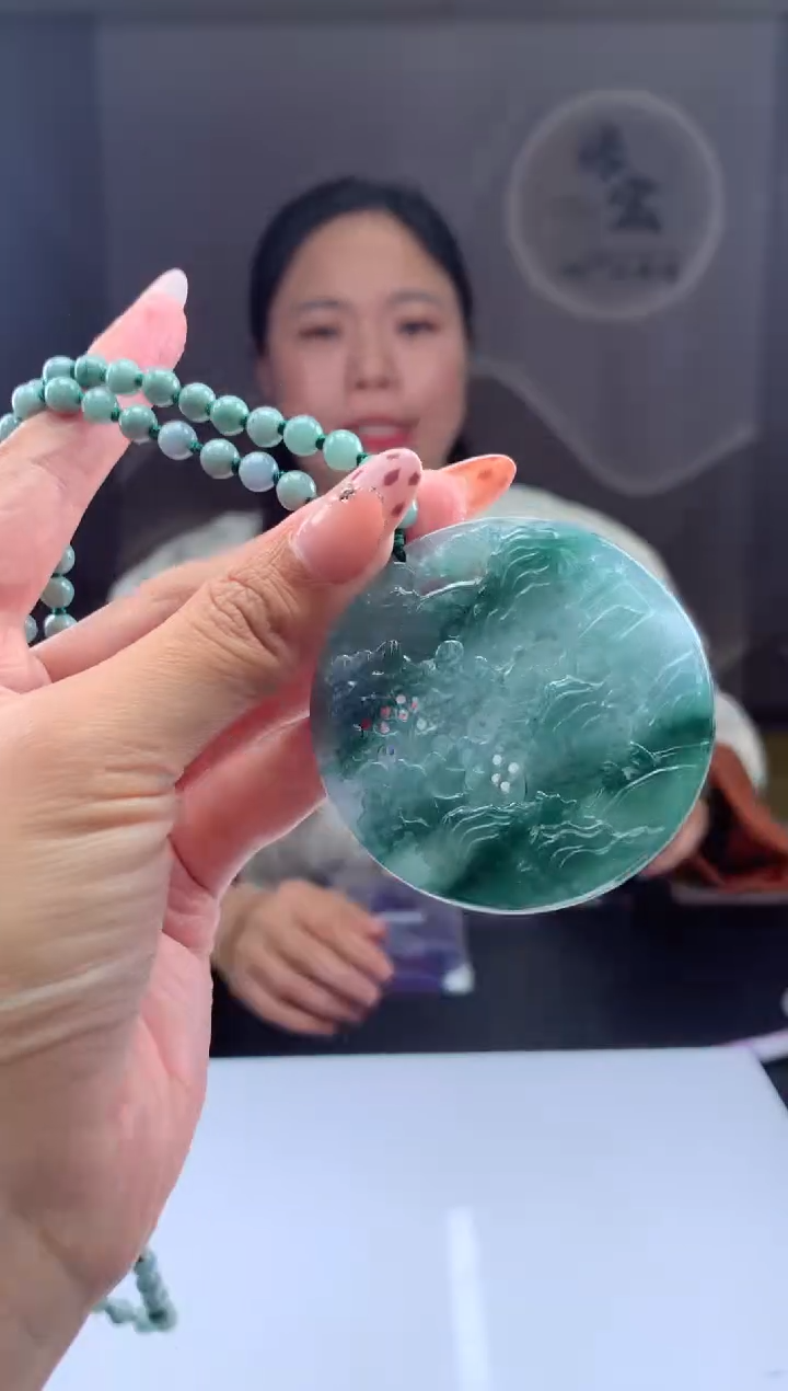 【闪购商品】定制翡翠未镶嵌挂件发货（拍一发一）