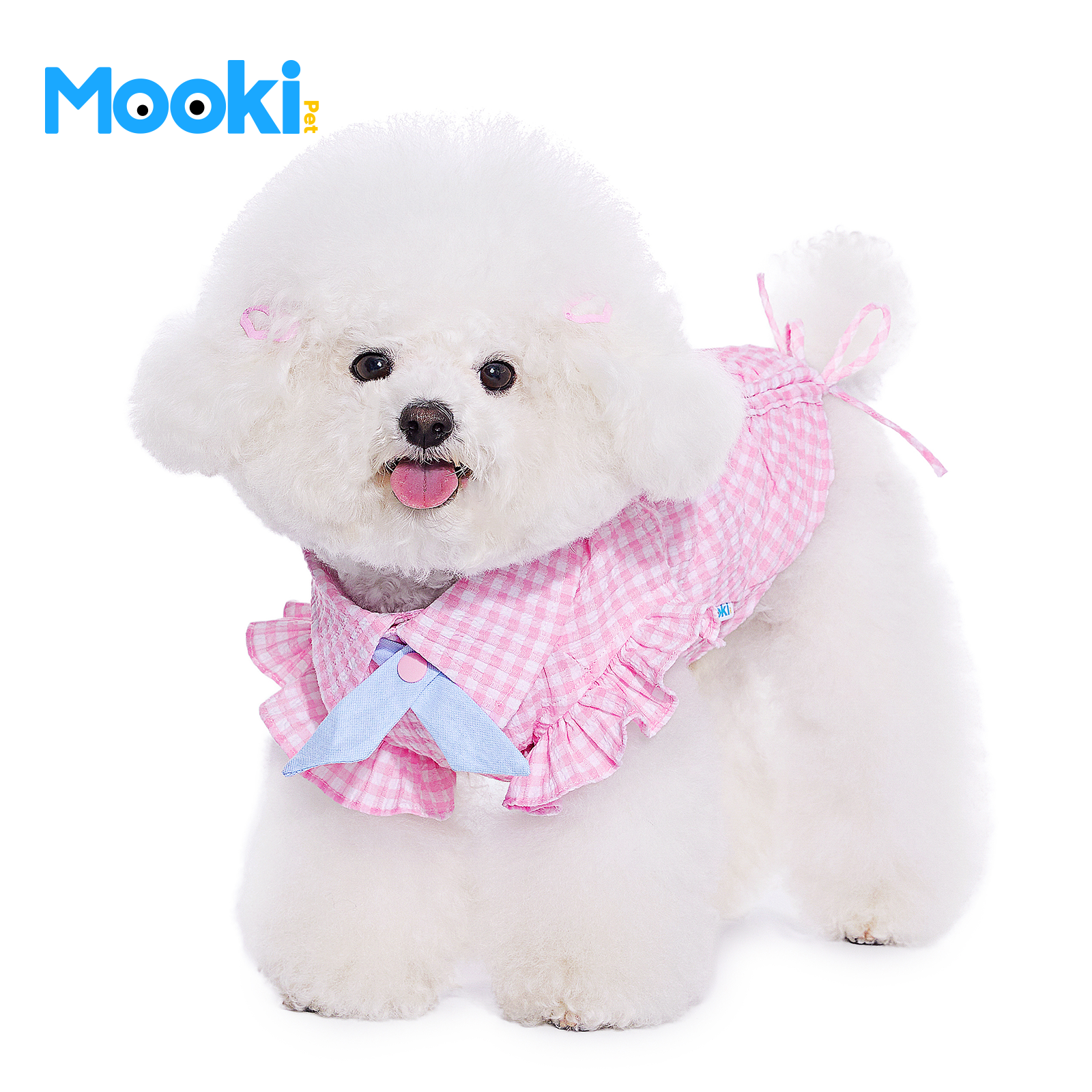 mookipet狗狗衣服2025春夏新款小型犬比熊泰迪雪纳瑞宠物薄款衬衫