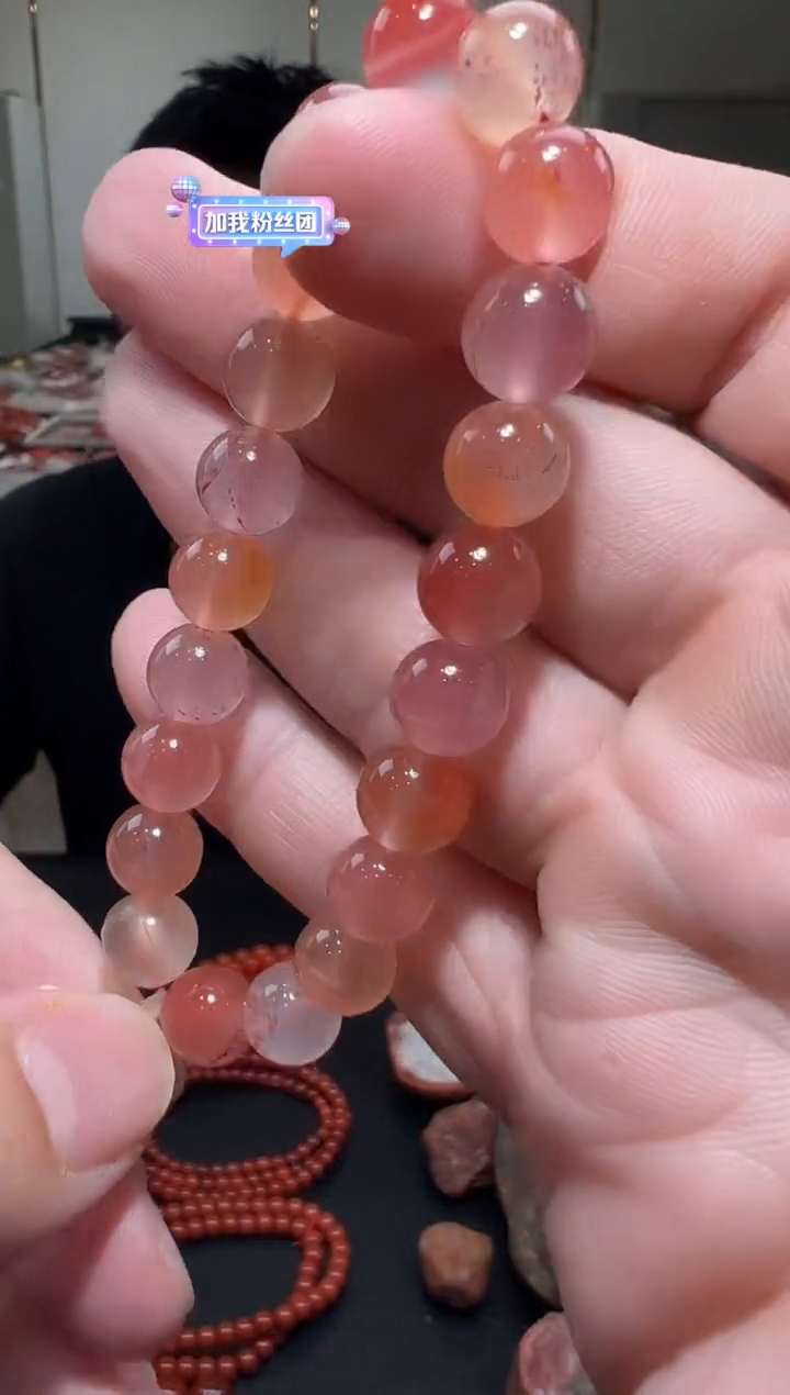 【闪购商品】南红玛瑙手链未镶嵌天然南红9mm/yz01637多样性发货