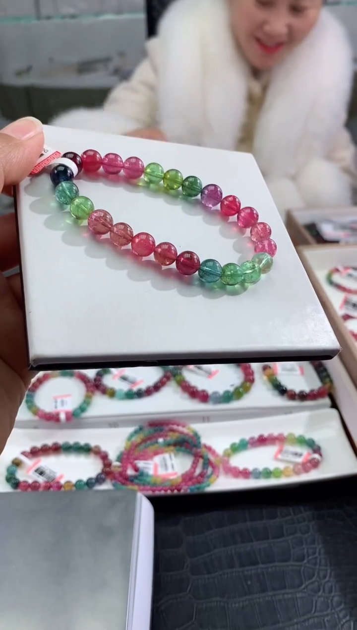 【闪购商品】碧玺手串未镶嵌多样性发一条