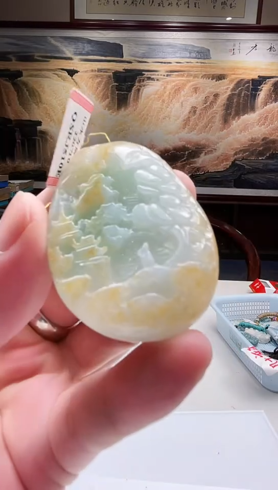 翡翠未镶嵌吊坠(不含链)58