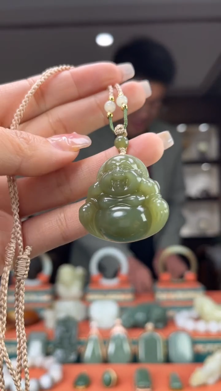 【闪购商品】和田玉颈饰未镶嵌佩佩35mm左右