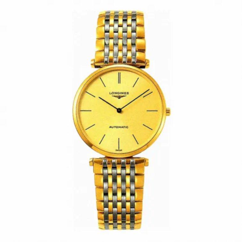 99新 Longines/浪琴 优雅系列机械条刻34盘xww（GP）