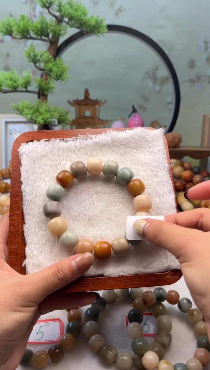 【闪购商品】菩提根/象牙果手串桶珠13mm瑕a170