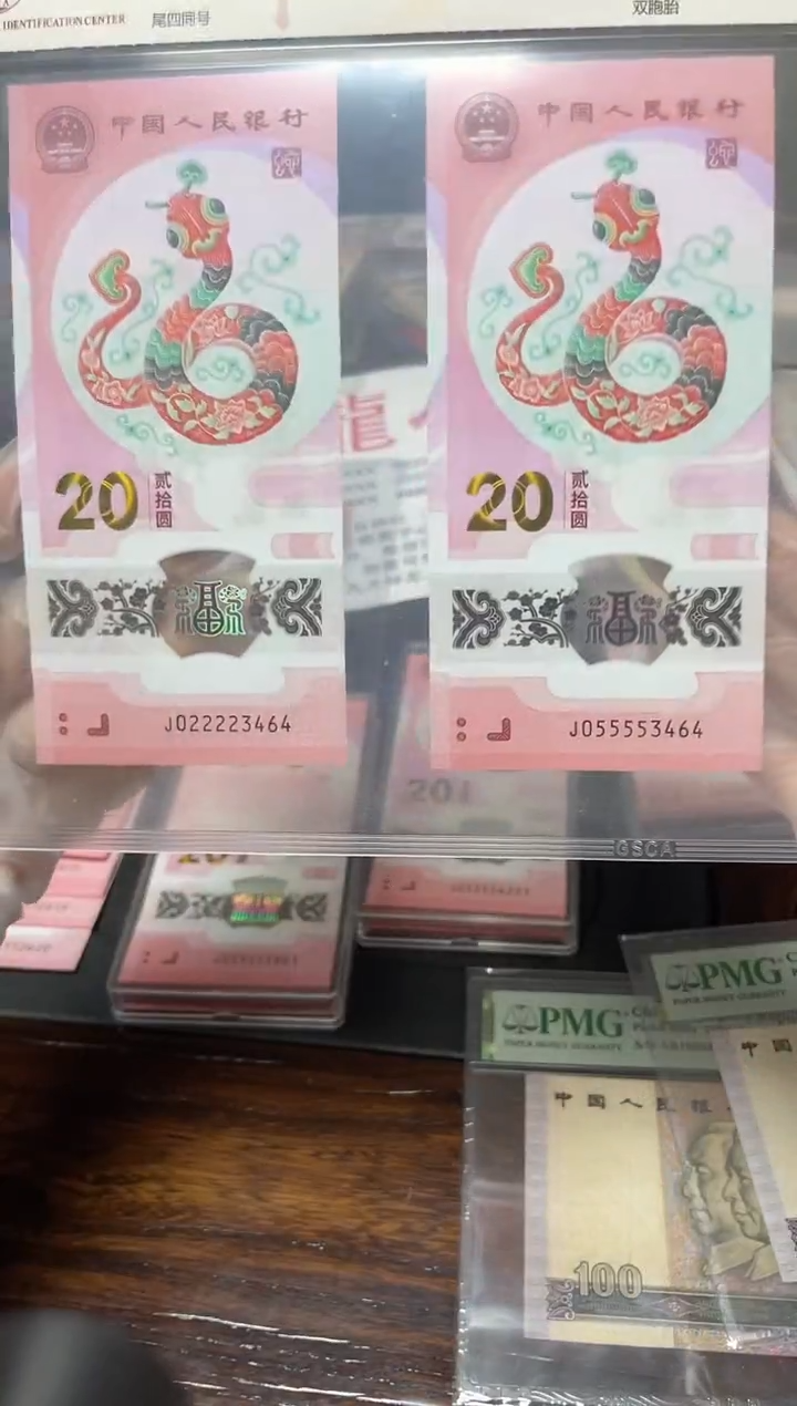 【闪购商品】塑料蛇钞02和05头尾号3464