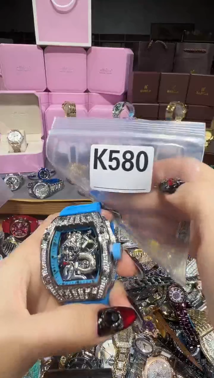 石英机芯不锈钢不锈钢直播定闪专用