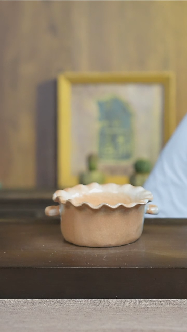 摆件景德镇5.5英寸花边甜品碗