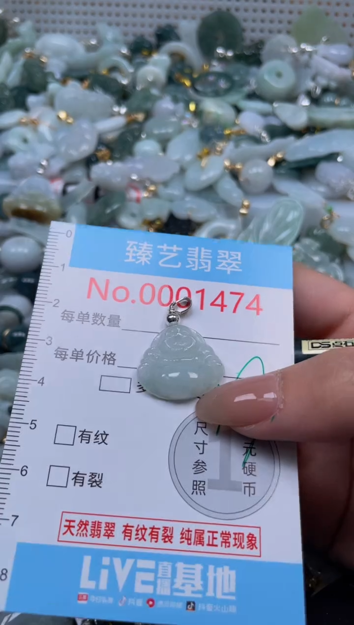 颈饰未镶嵌翡翠1474