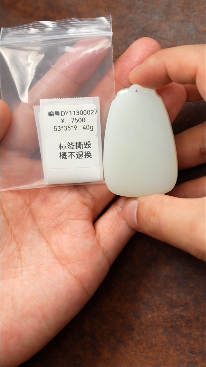 颈饰未镶嵌和田玉吊坠 DY 