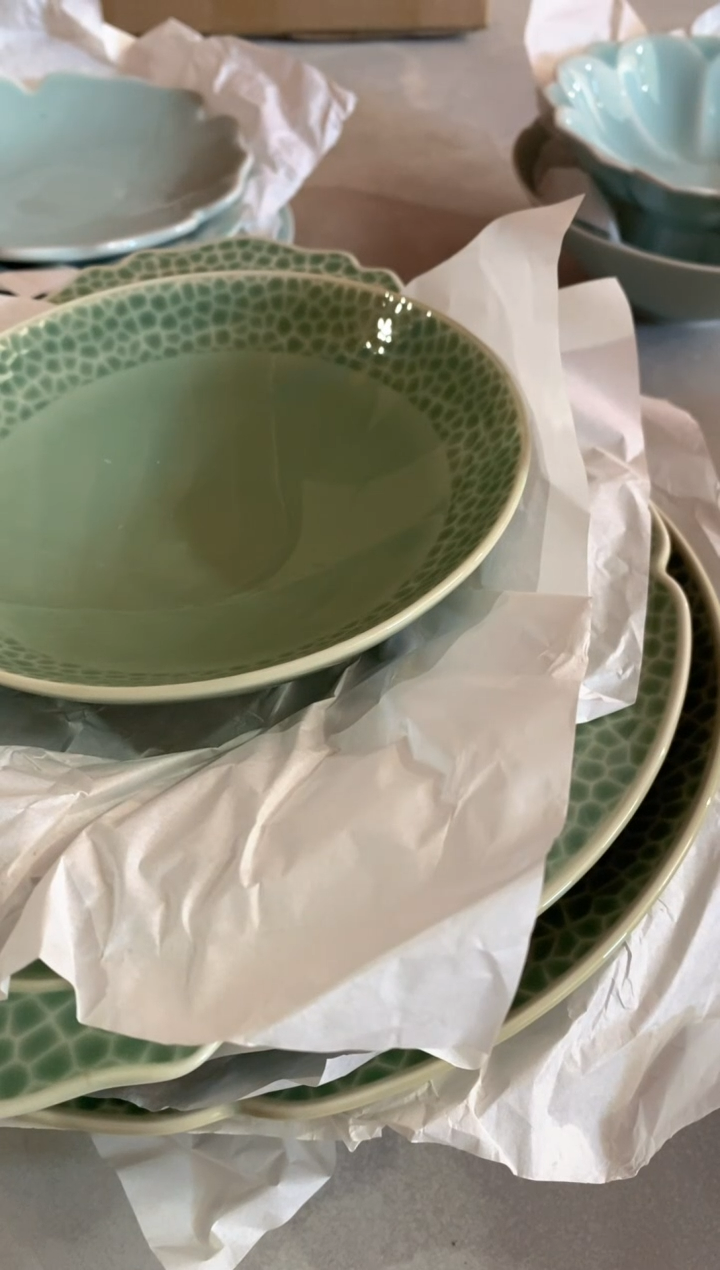 耀州窑特价处理锤纹 837号 五件套  