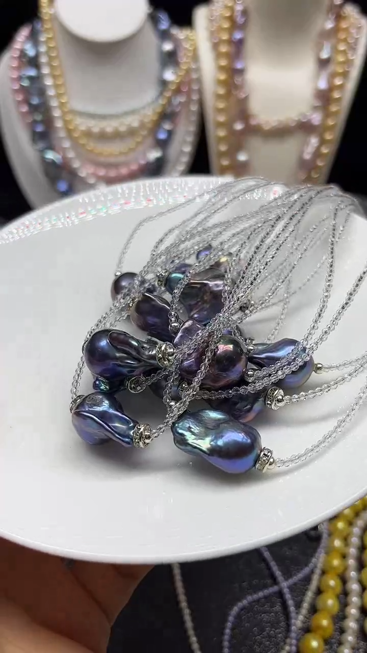 淡水珍珠未镶嵌颈饰多人