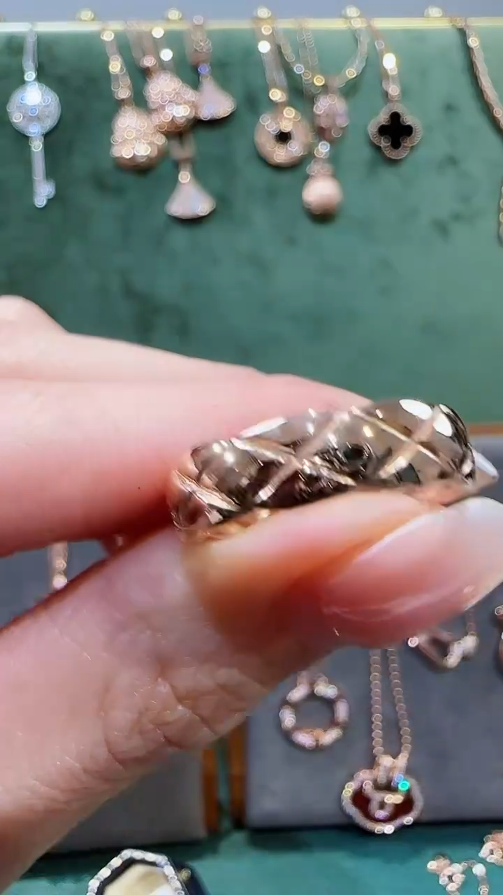 【闪购商品】18K金戒指/指环14号18K金香香戒指