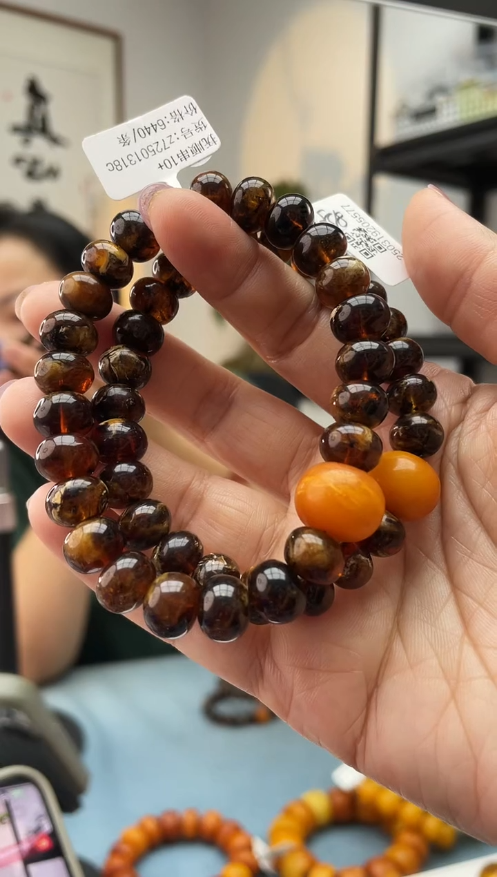未镶嵌琥珀珠宝奇石黑10多样性发一