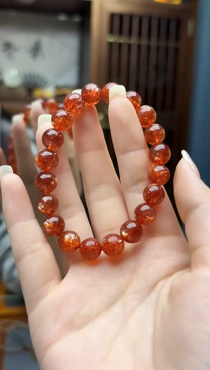 未镶嵌手串日光石太阳石手串9mm+XC