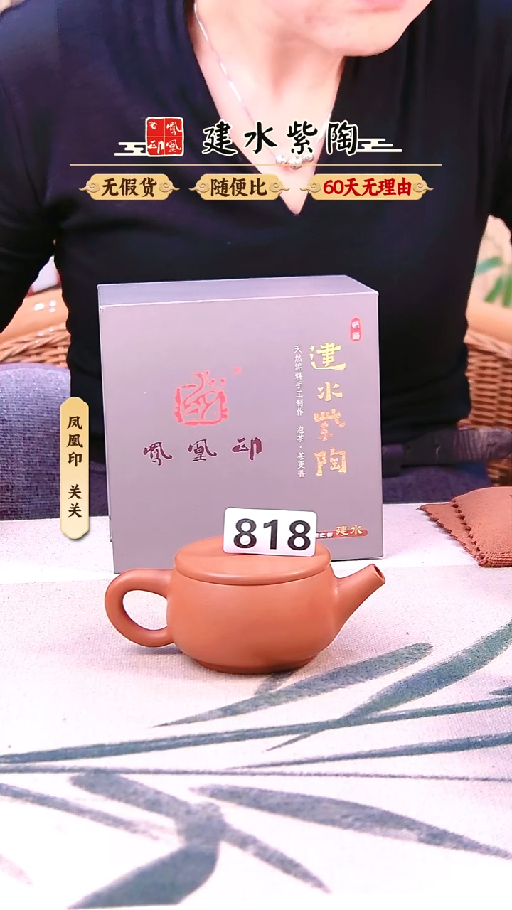 @***戏建水紫陶单壶微瑕放漏/818