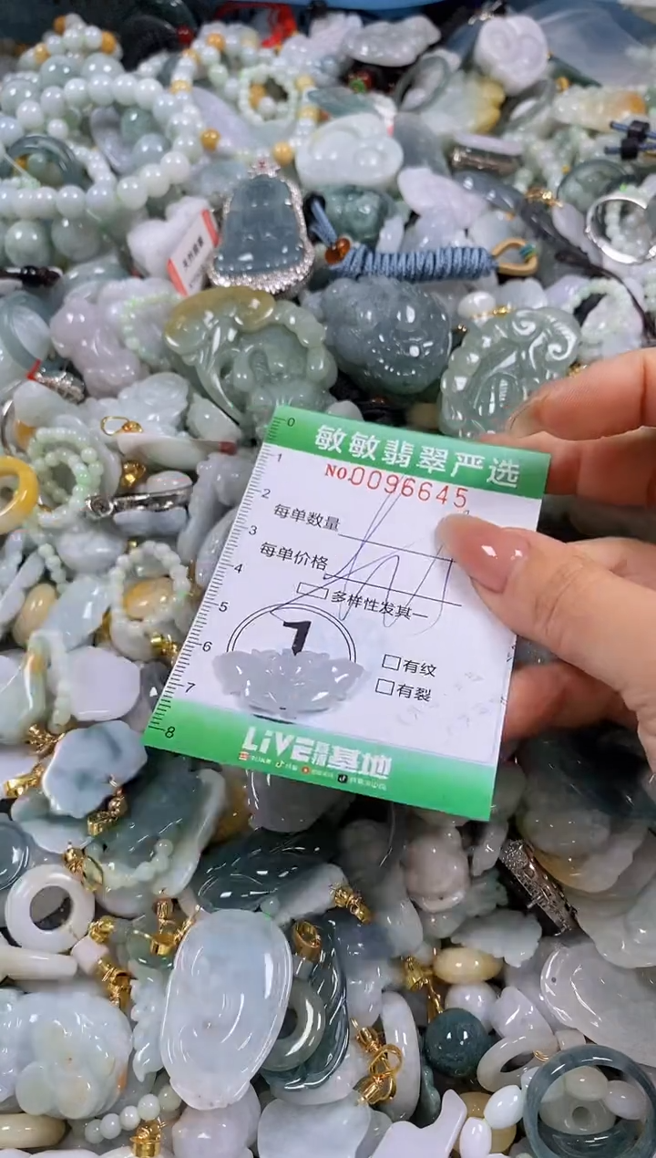 【闪购商品】翡翠颈饰未镶嵌闪购0096645多样性发其一