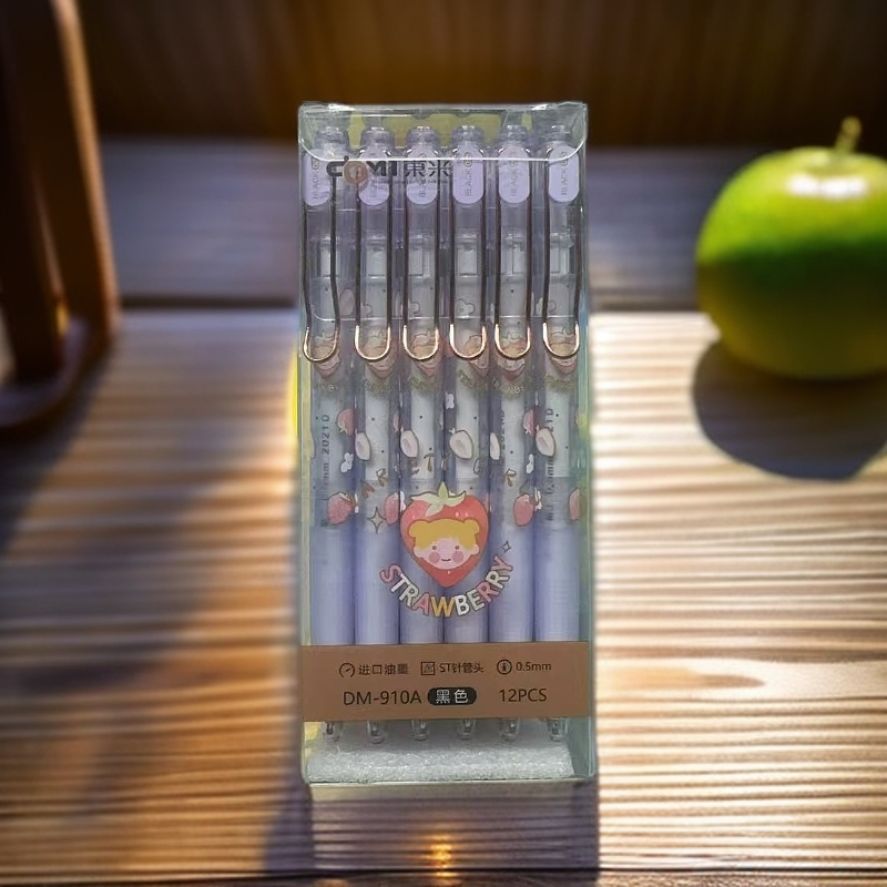 东米ST针管头满分按动中性笔DM-910A