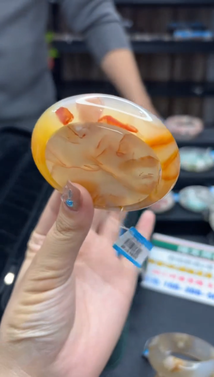 【闪购商品】石英质玉手镯未镶嵌2216（53圈赠送镯心）