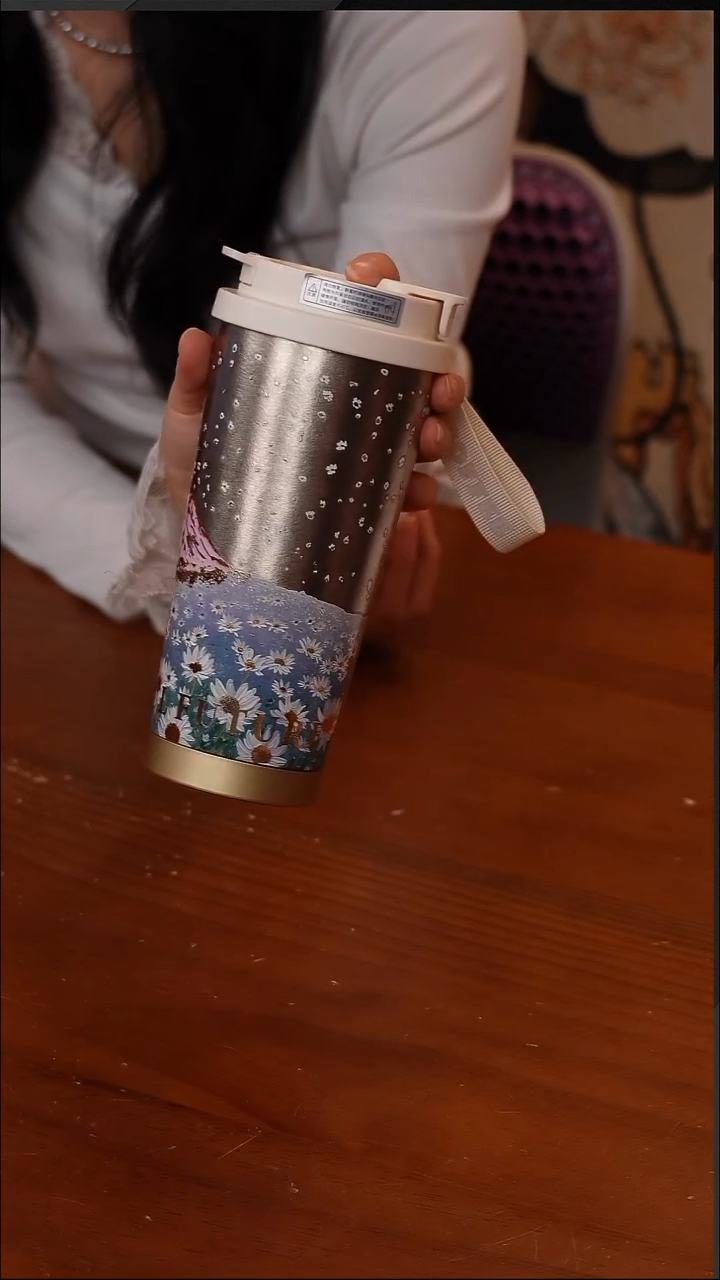 陶69-梵高系列纯钛咖啡杯520ml-希望山
