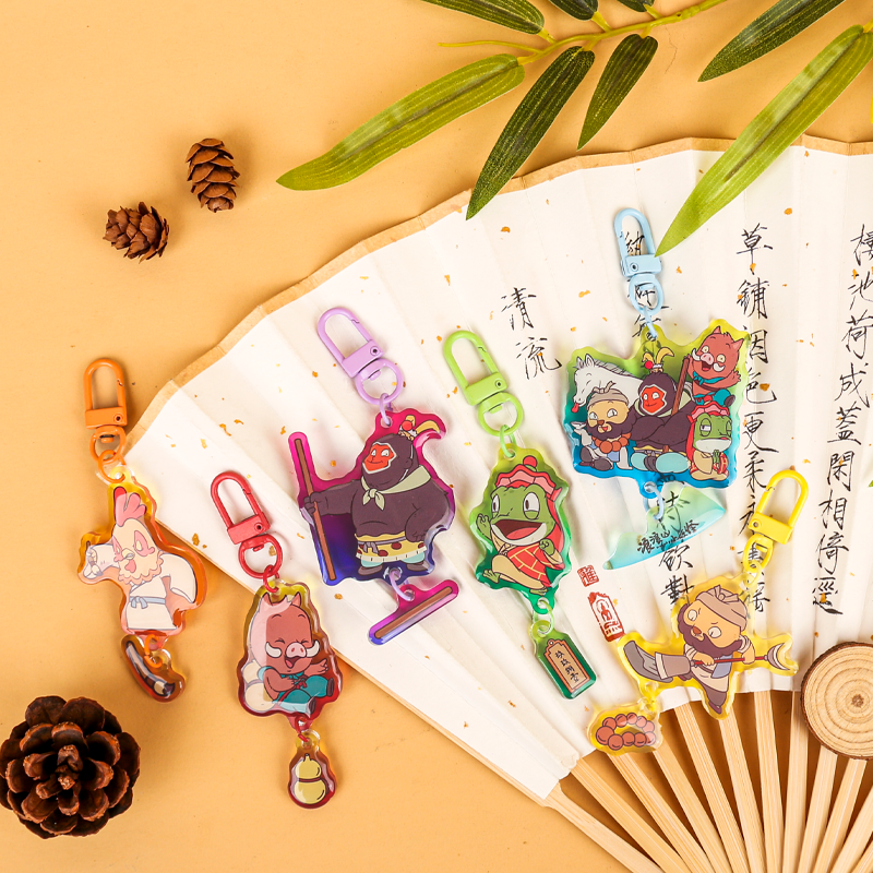 上美影浪浪山小妖怪亚克力挂件钥匙扣包包挂饰汽车背包动漫周边