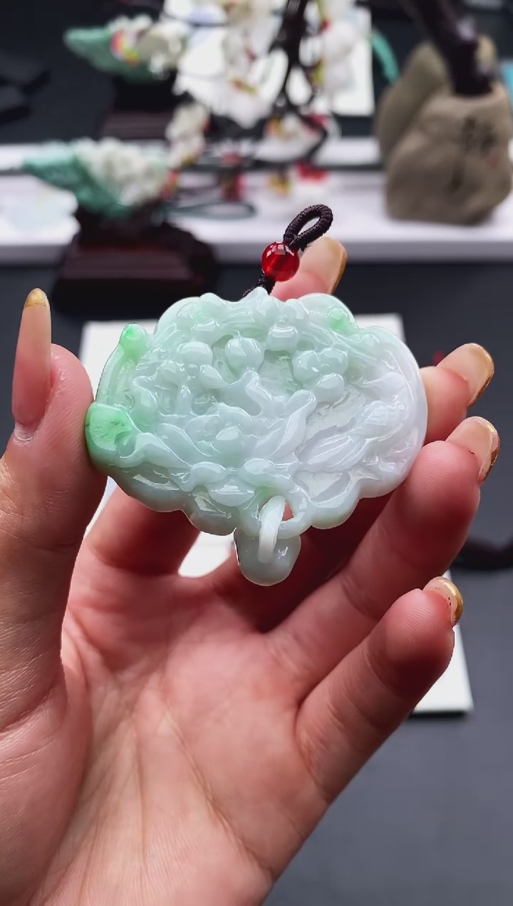 【闪购商品】翡翠颈饰未镶嵌天然缅甸A货翡翠