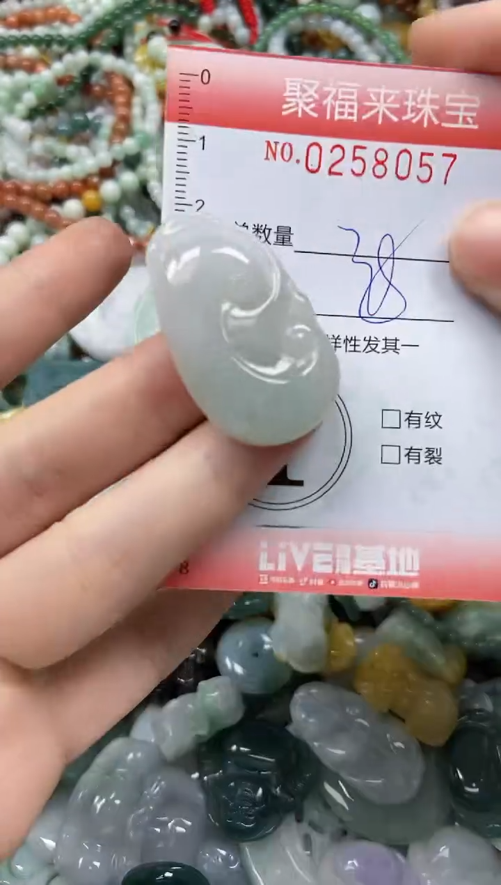 未镶嵌挂件翡翠闪购0258057