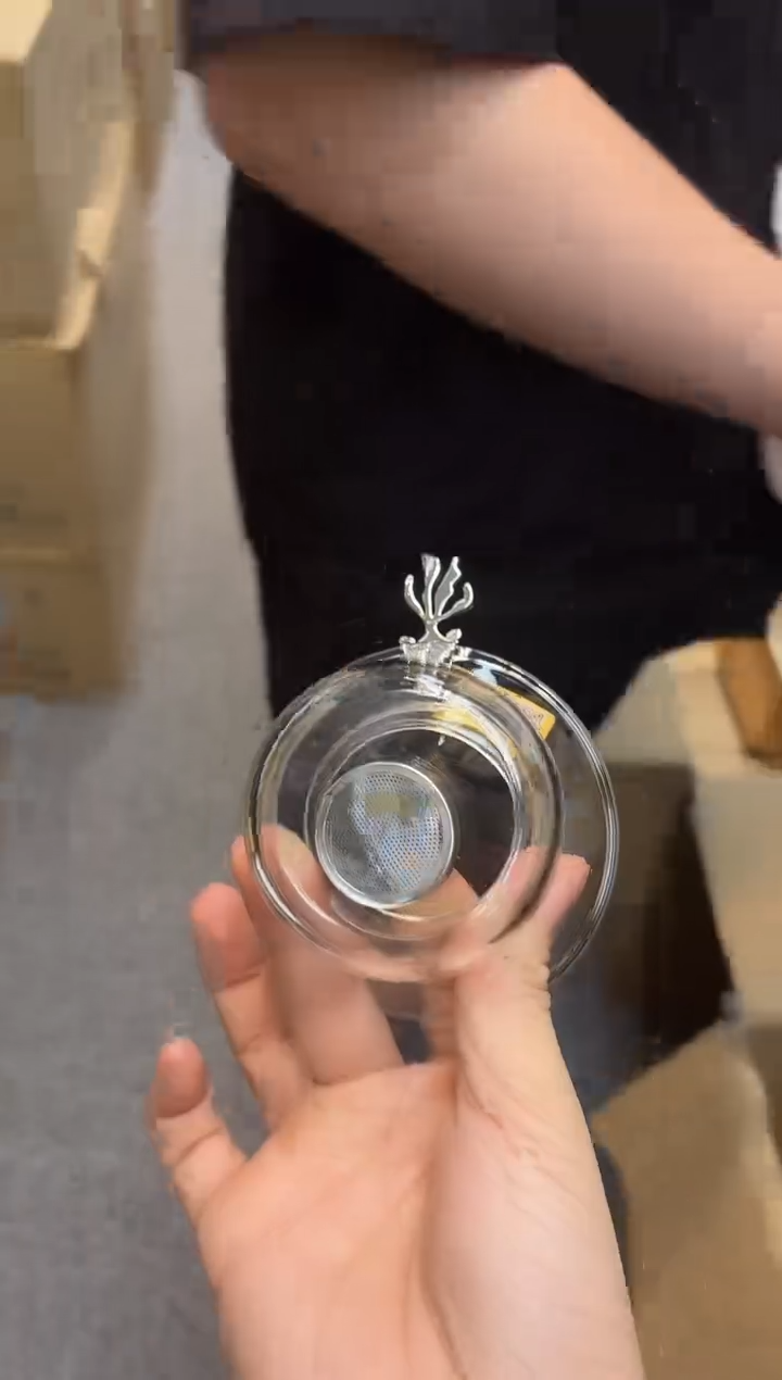 禾器-银鱼茶漏-不锈钢