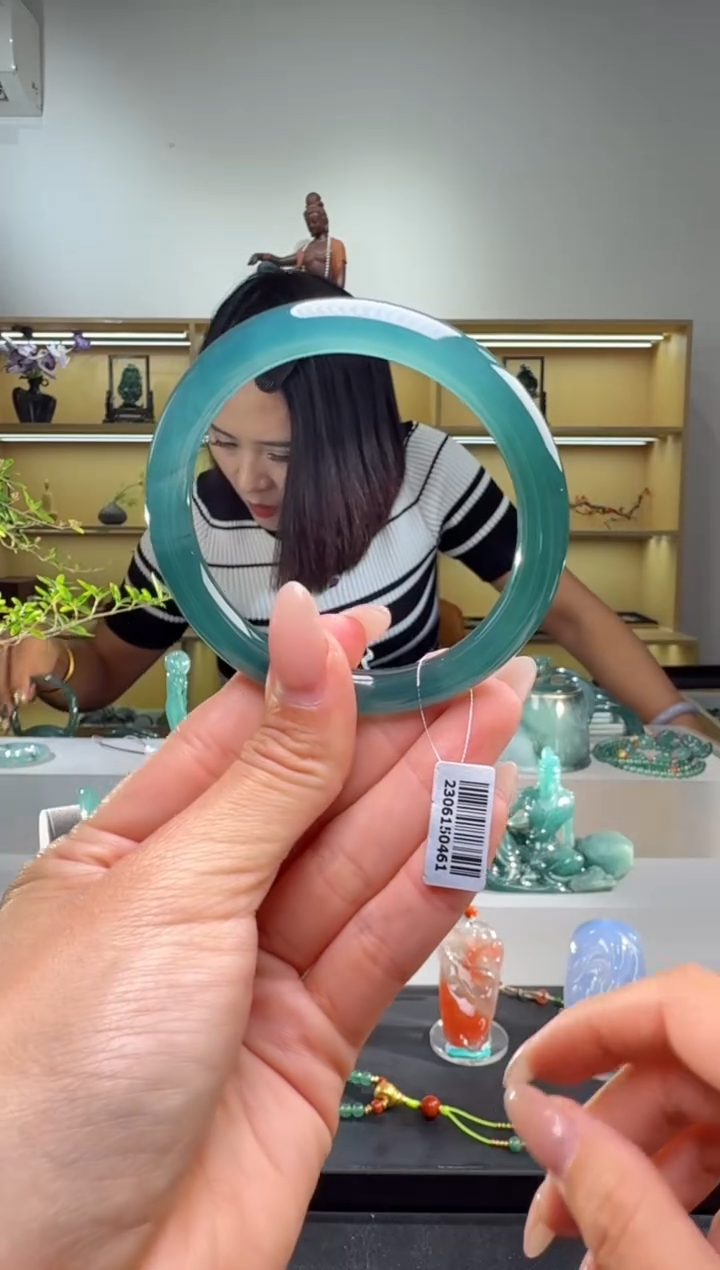 未镶嵌手镯翡翠56圈