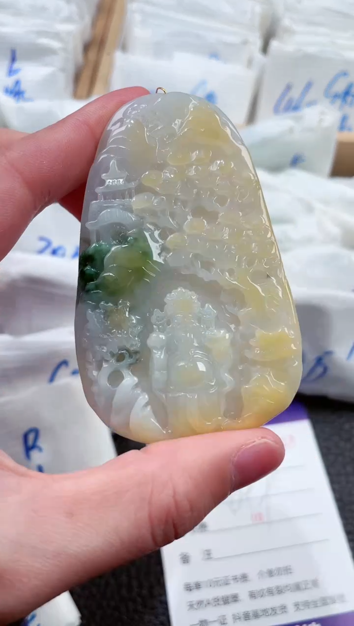 【闪购商品】翡翠颈饰未镶嵌00001117