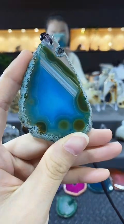 未镶嵌颈饰玛瑙/玉髓小*铛玛瑙