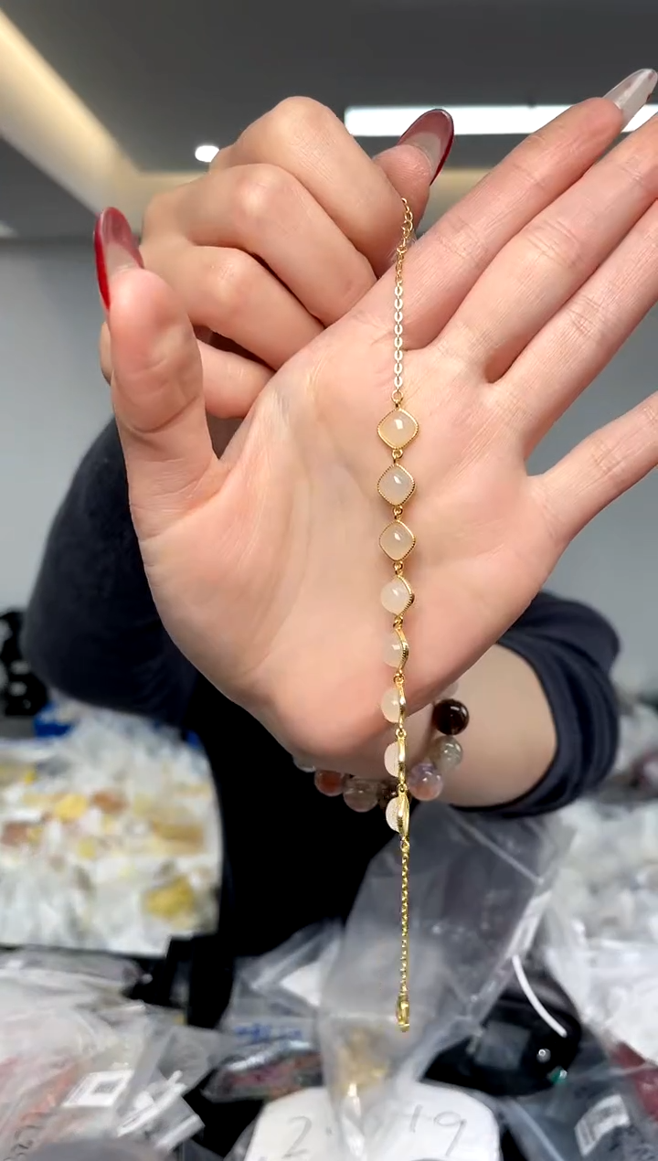 【闪购商品】和田玉·银S925镶嵌（多样性单个发货）