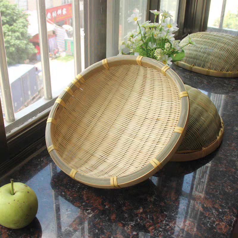 竹篮子农家菜筐箩筐收纳筐水果篮簸箕干果竹编面包筐