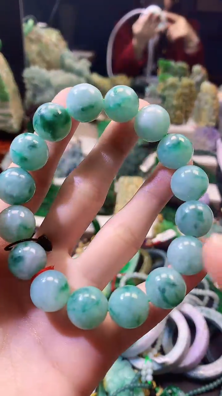 颈饰未镶嵌翡翠天然缅甸a货翡翠卡13+