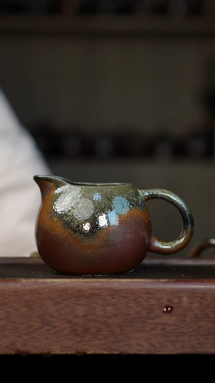 茶壶紫砂从****吧柴烧紫砂 公道240cc