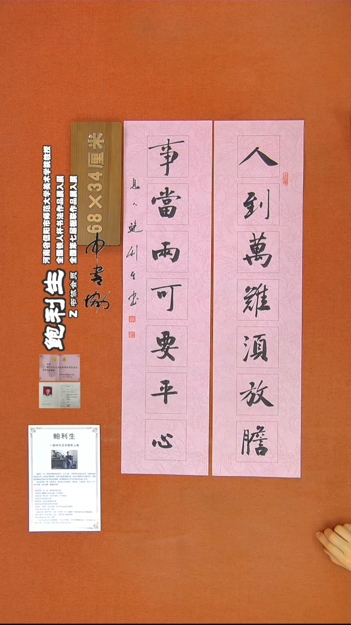 【闪购商品】书法349鲍利生书法作品