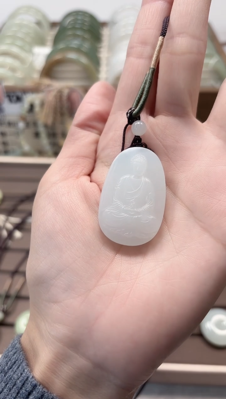 毛衣链未镶嵌和田玉和田玉毛衣链