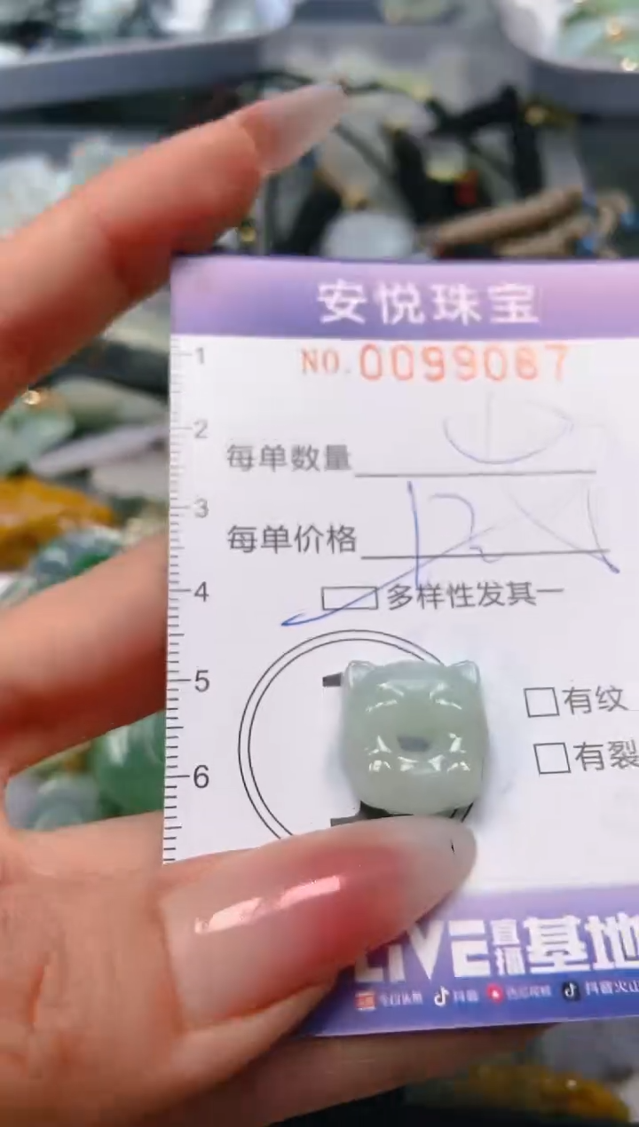 【闪购商品】翡翠颈饰未镶嵌闪购0099087多样性发其一