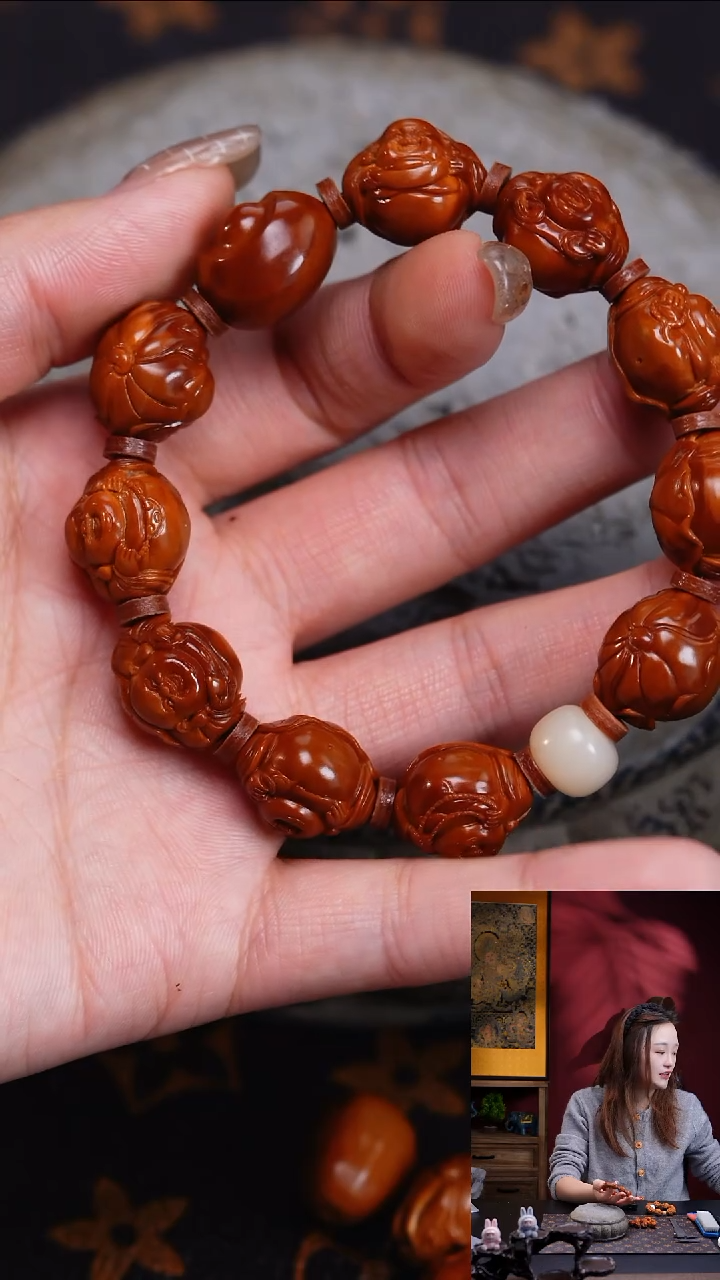 手串/手链橄榄核可*?橄榄核