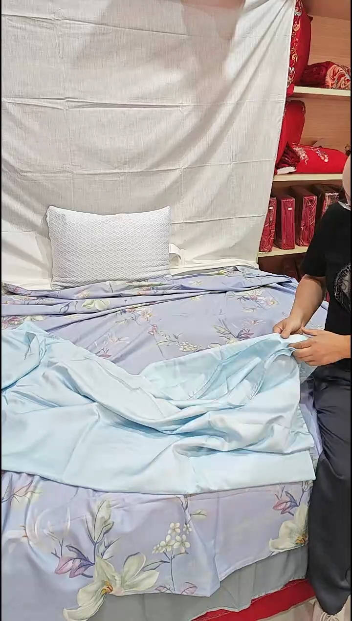 银鼠毛竹纤维床单2.45*2.7微瑕