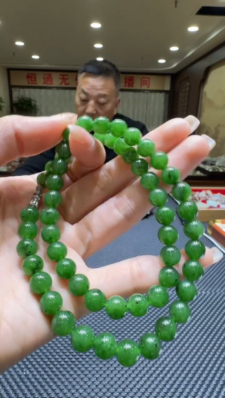 颈饰未镶嵌和田玉项链7-8（多样性发一）