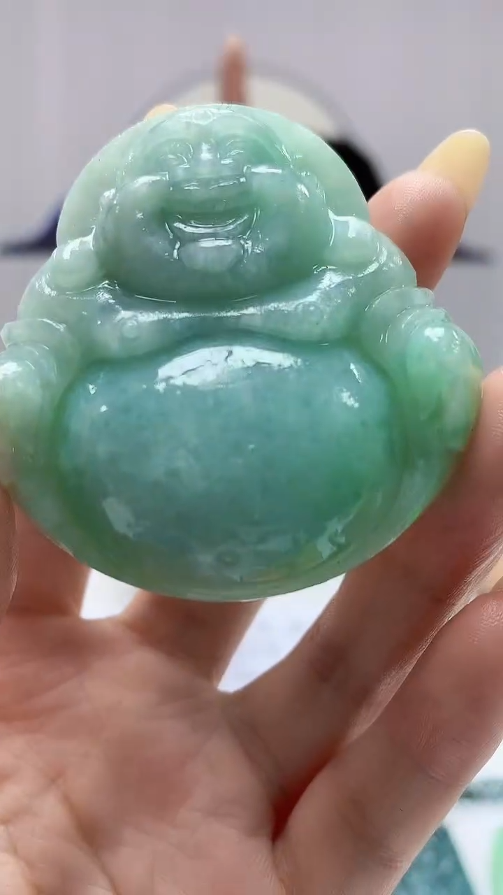 【闪购商品】定制翡翠未镶嵌5152DD-毛货挂件103